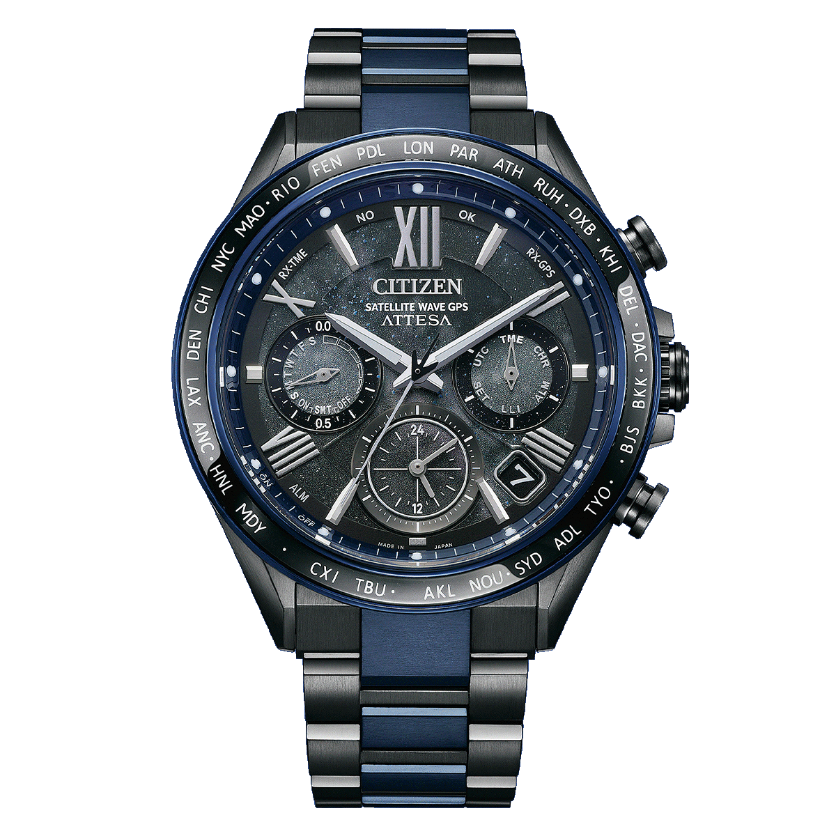 【ジャンク】CITIZEN　Eco-Drive DURATECT チタニウム Citizen Attesa Radio Control Titanium Duratect Eco Drive