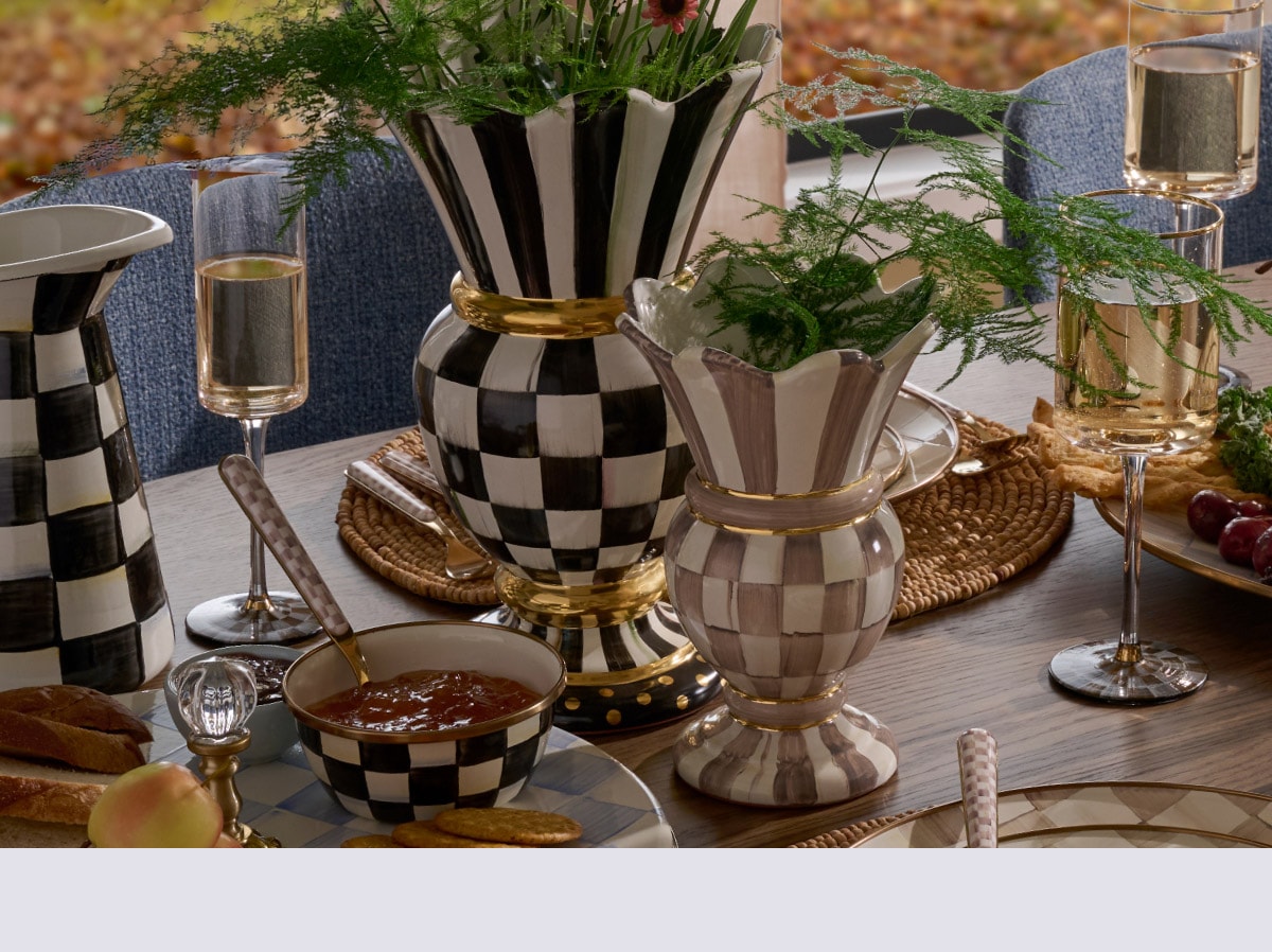 MacKenzie-Childs | Hand-painted ceramics, dinnerware, furniture