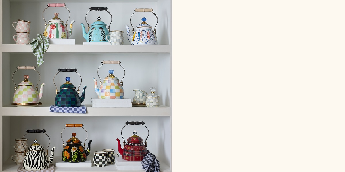 MacKenzie-Childs | Hand-painted ceramics, dinnerware, furniture