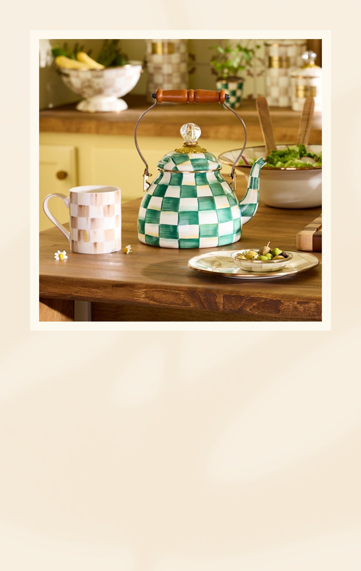 未使用☆マッケンジーチャイルズ☆カッティングボード☆コートリーチェック☆ガラス製 Kitchen & Dining | MacKenzie-Childs