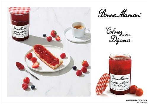 Ad - Bonne Maman jam