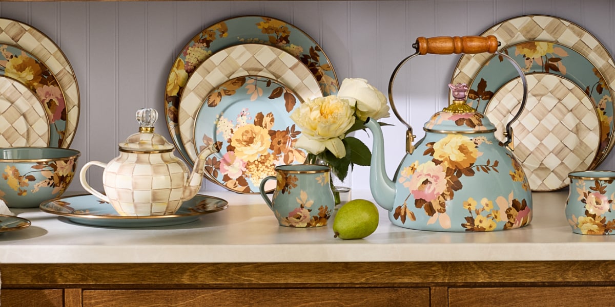 MacKenzie-Childs | Hand-painted ceramics, dinnerware, furniture